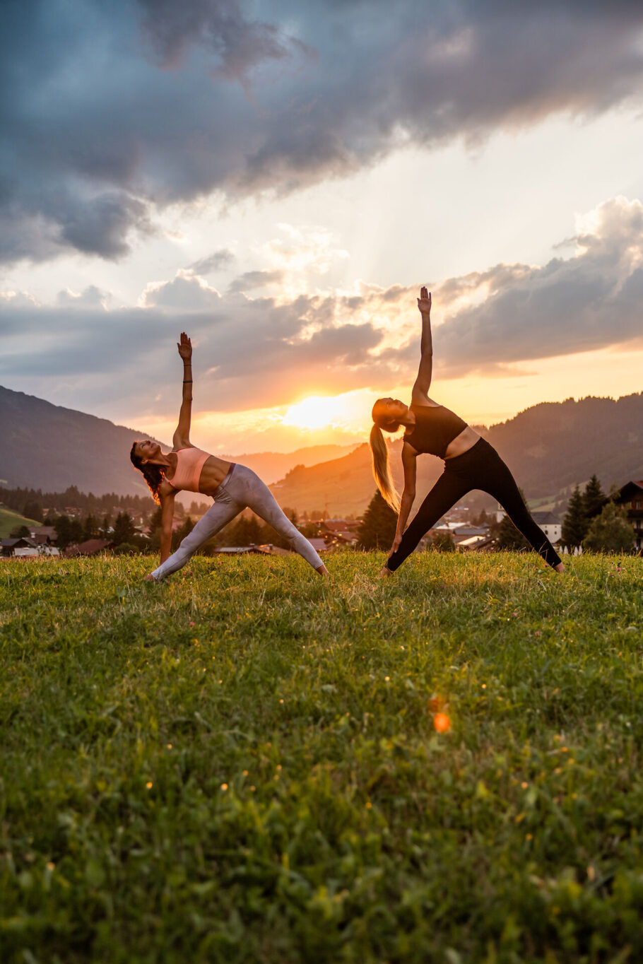 Outdoor Yoga Session im Jungbrunn