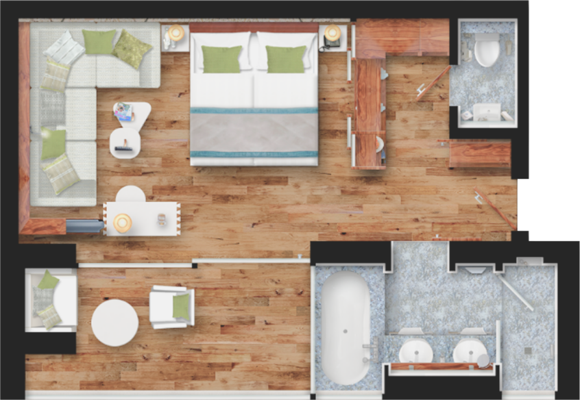 Grundriss Jungbrunn Juniorsuite Abendrot