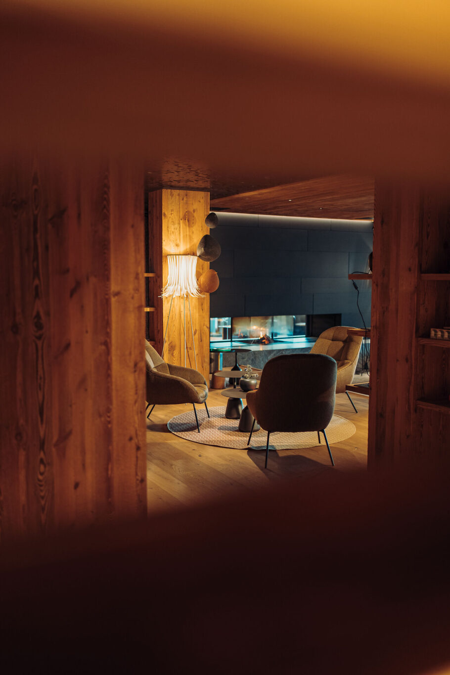 Details in der Alpinlounge des Hotel Jungbrunn