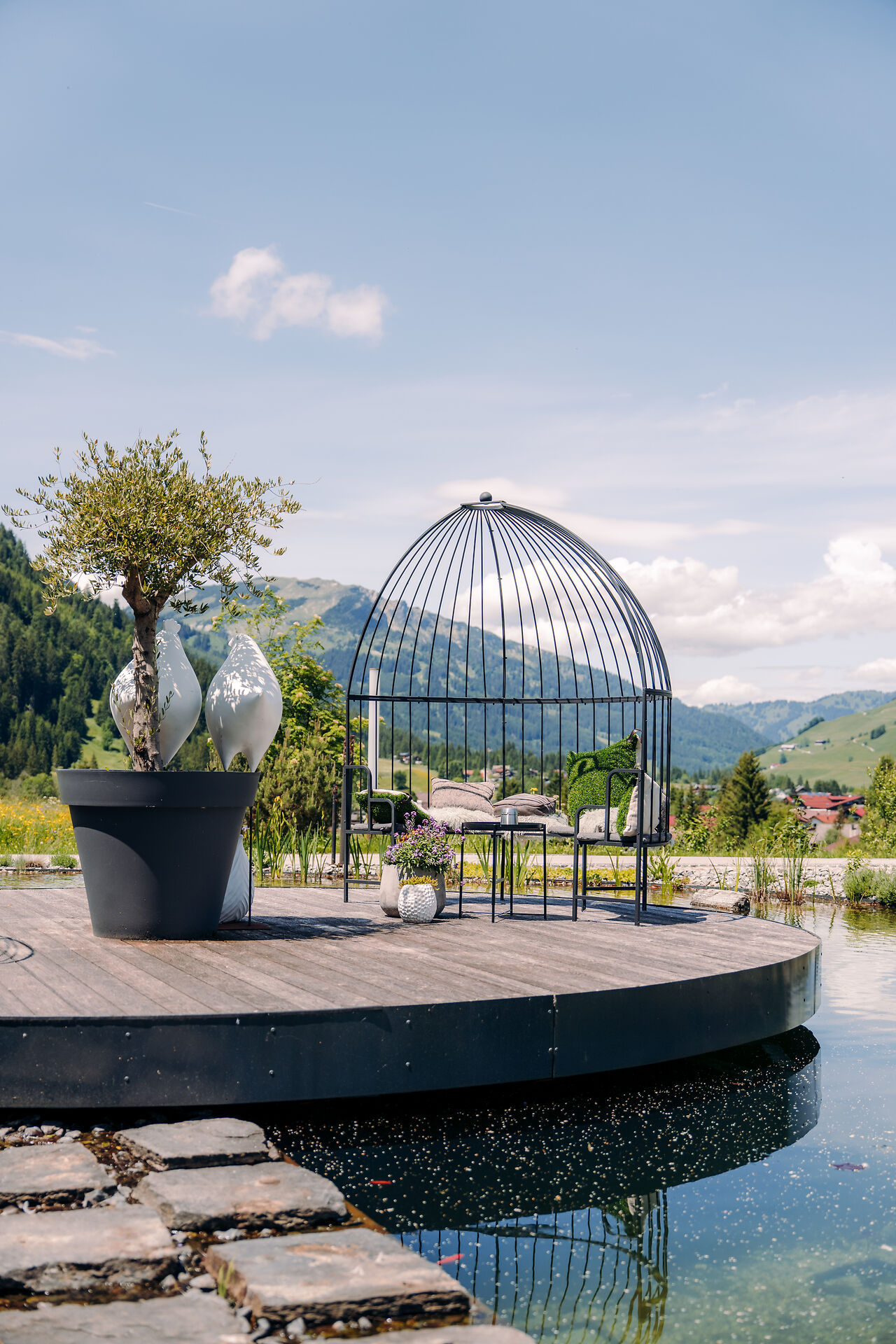 Frühling außen ankommen
