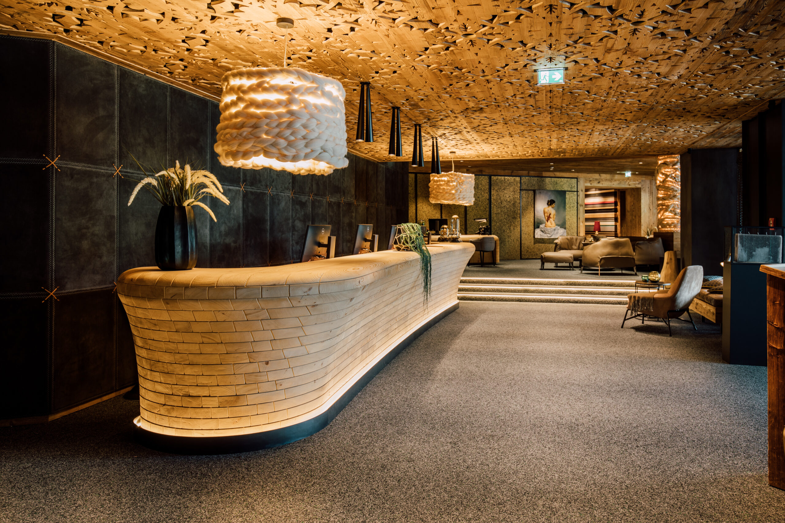 Hotel Jungbrunn, Rezeption Eingang, ankommen