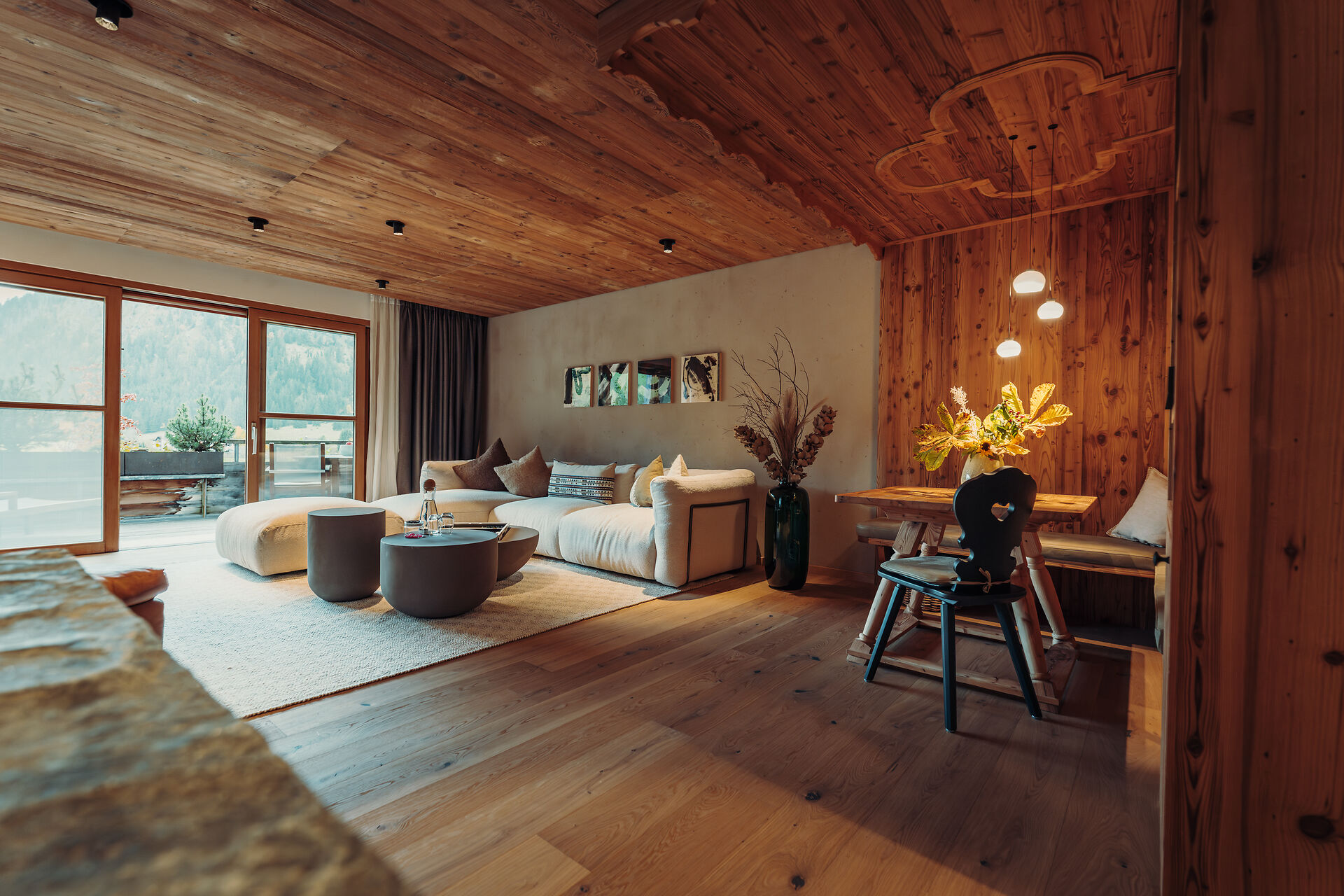 Hotel Jungbrunn Bergfeuer Suite Zimmer Wohnen