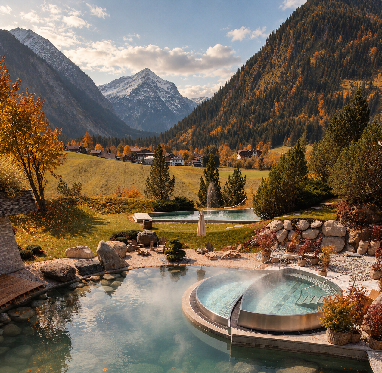 Wellness momente spa im Jungbrunn Quellteich